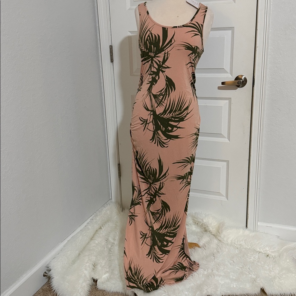Isabel Maternity by Ingrid & Isabel Printed Sleeveless Essential Knit Dress NWT